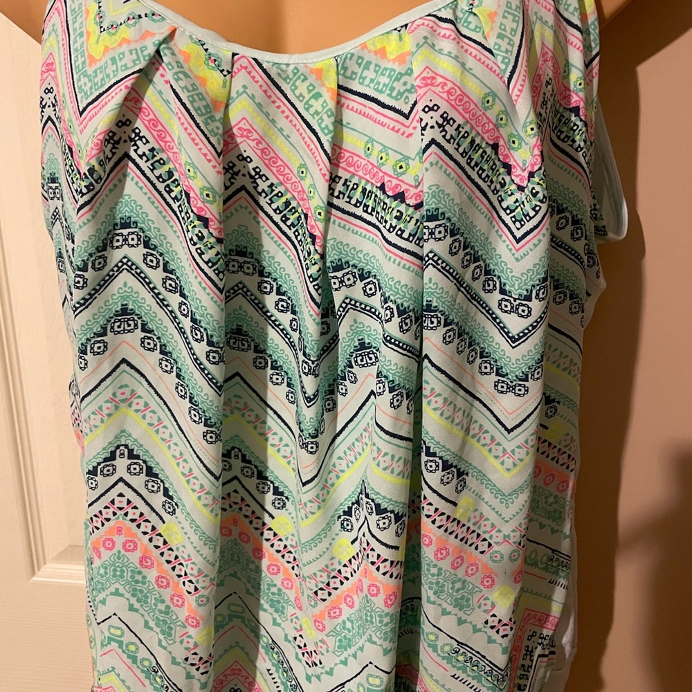 Colorful halter top